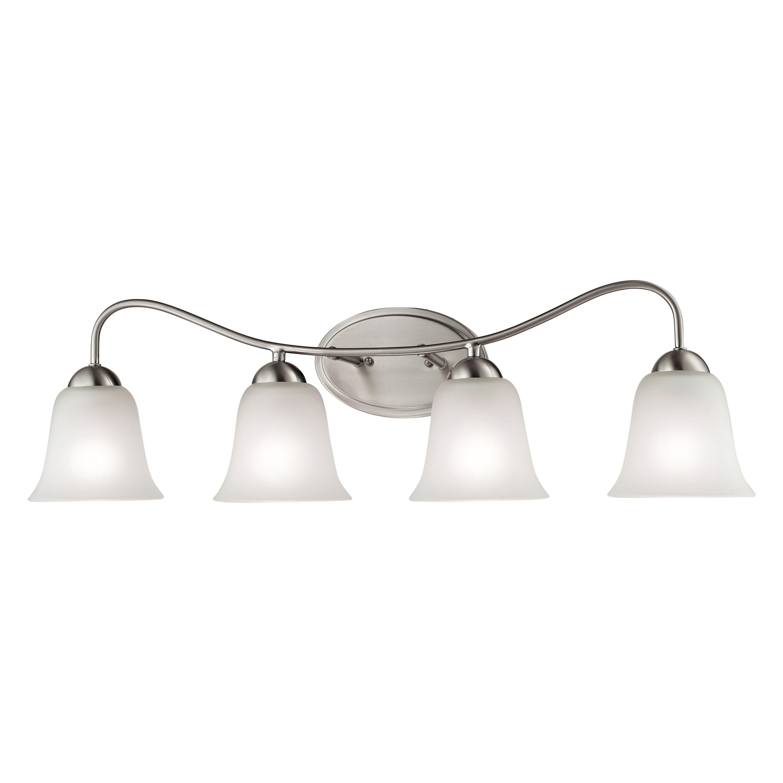 THOMAS 1204BB/20 Conway 32” Wide 4-Light Vanity Light – Brushed Nickel