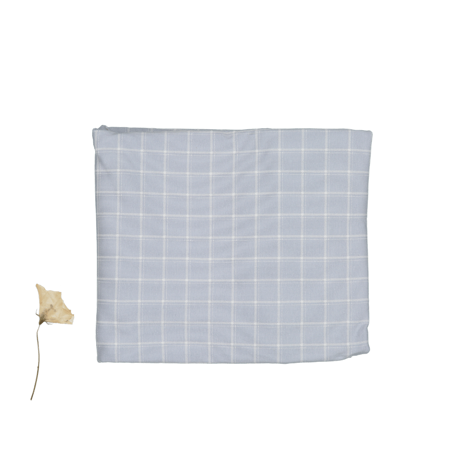 The Printed Blanket – Blue Grid