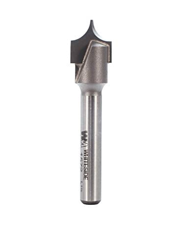 Whiteside Router Bits 1572 Point Cutting Round Over Bit with 1/4-Inch Radius, 1/2-Inch Cutting Diameter and 1/2-Inch Cutting Length