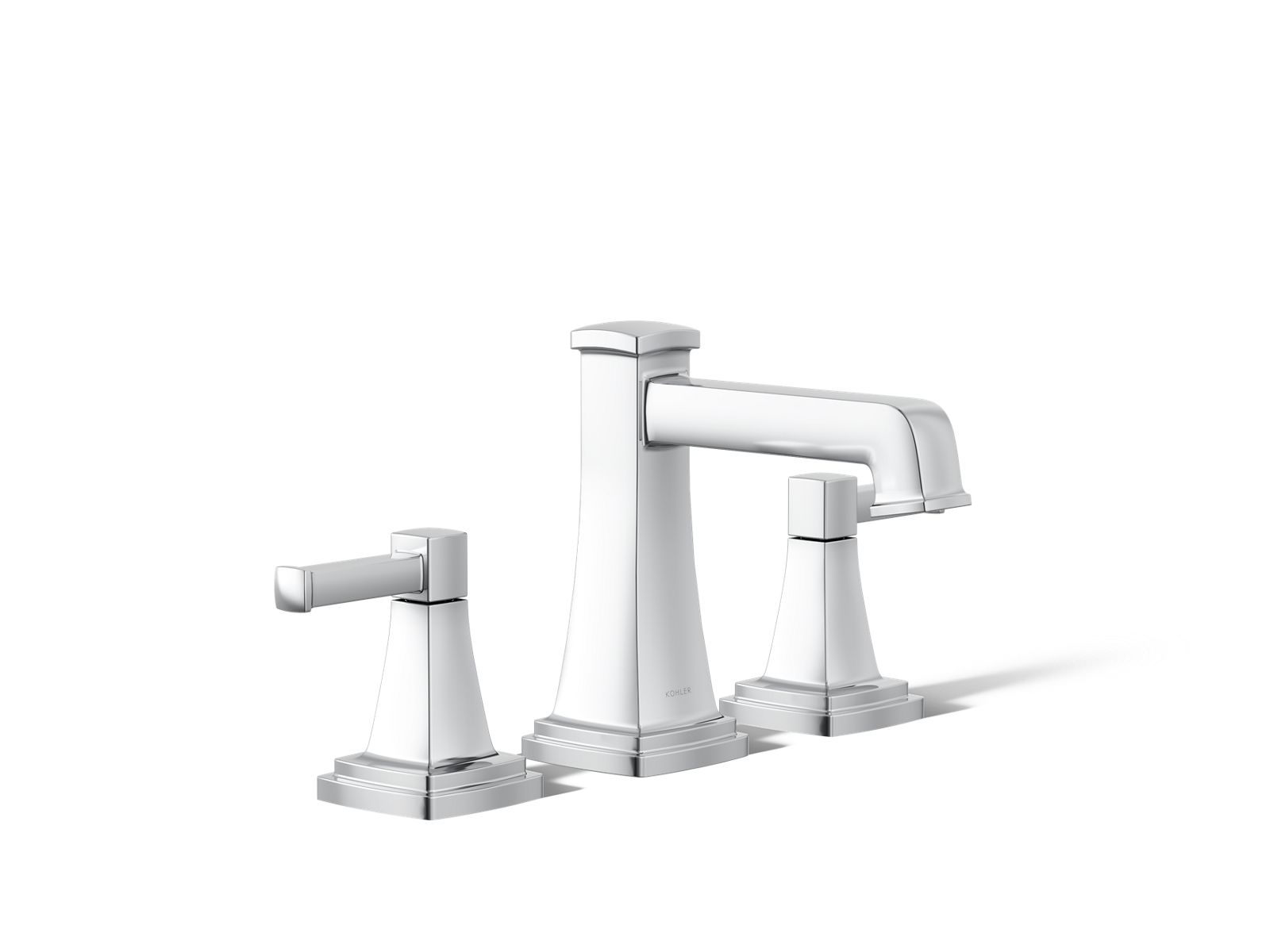 KOHLER K-27399-4K-CP Riff Widespread Bathroom Sink Faucet, 1.0 Gpm In Polished Chrome