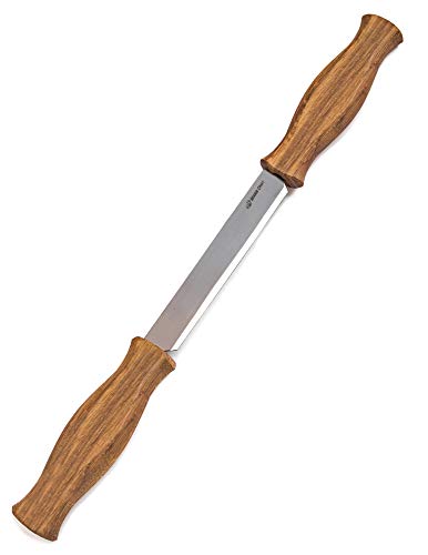 BeaverCraft Draw Knife DK1-4,3″ Straight Shave Wood Carving Tools Woodworking Hand Tool Wood Carving Draw Knife