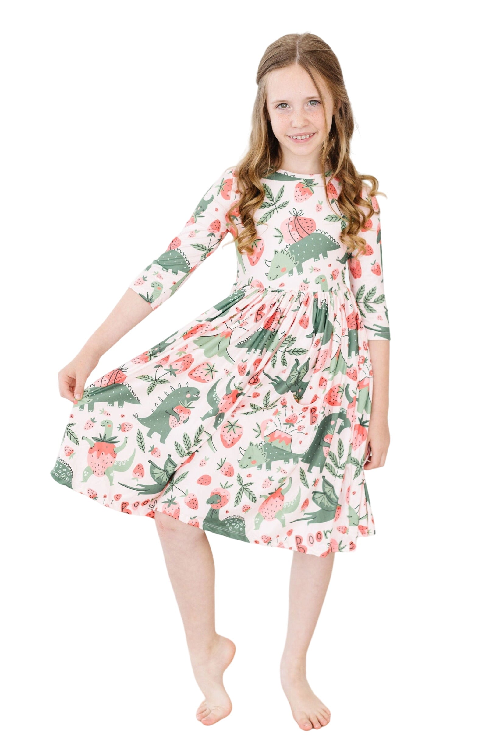 Hear Me Roar Pocket Twirl Dress