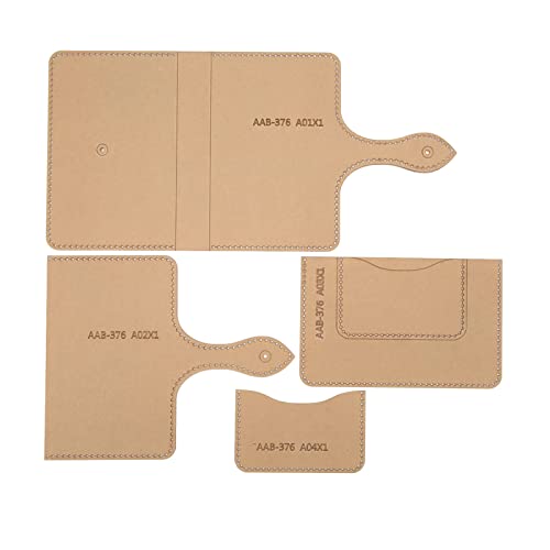 Acrylic Templates, Practical Leather Craft Tool, Leather Pattern Templates, Acrylic Bag Template Set Passport Bag Pattern Making Stencil Laser