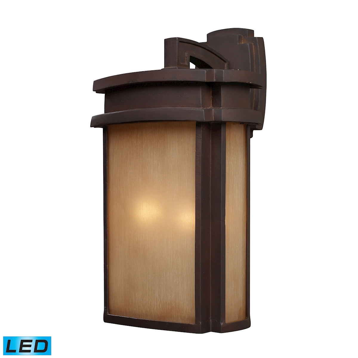 ELK SHOWROOM 42142/2-LED Sedona 20” High 2-Light Outdoor Sconce – Clay Bronze