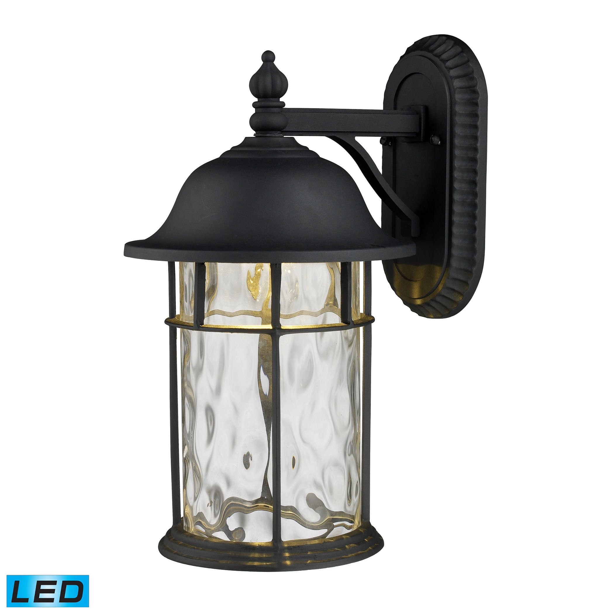 ELK SHOWROOM 42260/1 Lapuente 14” High 1-Light Outdoor Sconce – Matte Black