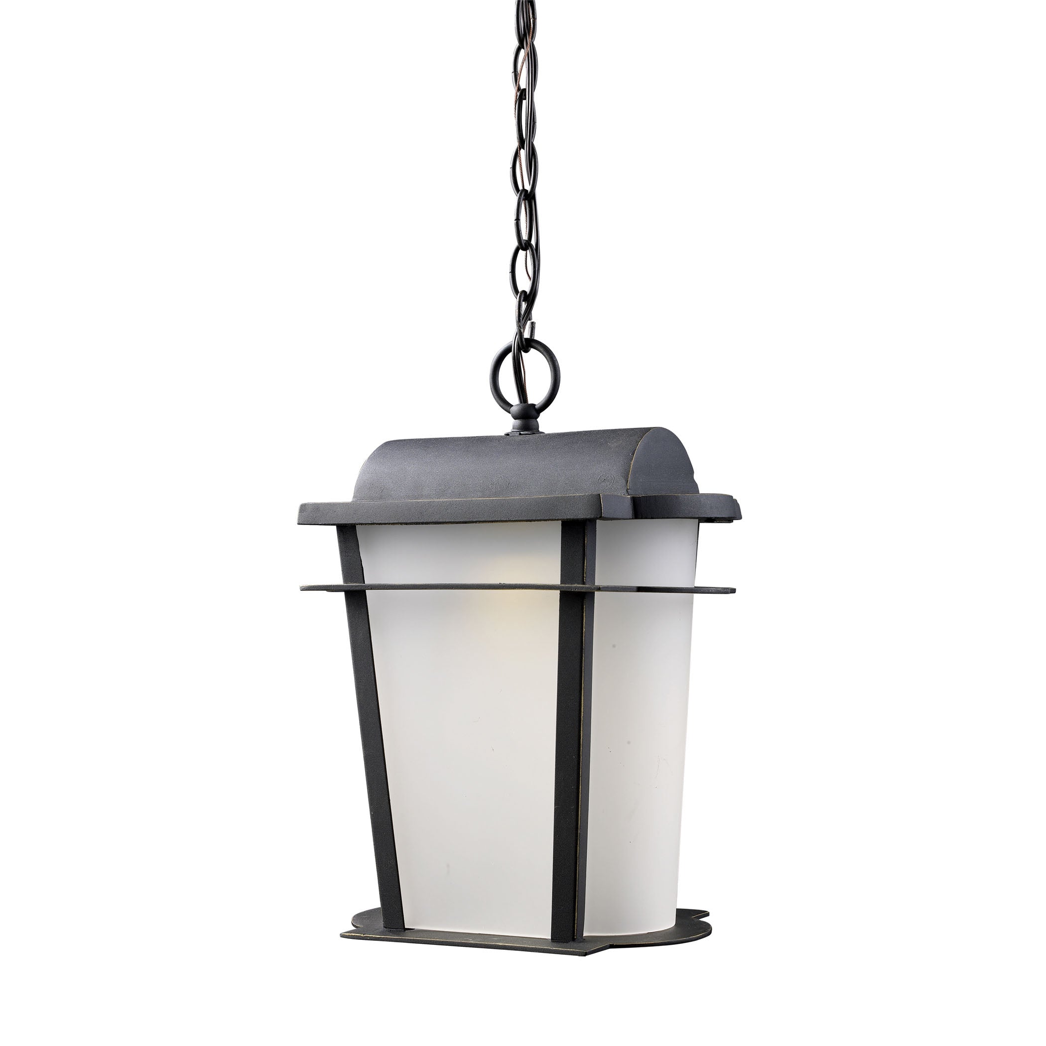 ELK SHOWROOM 43007/1 Hamilton Ridge 16” High 1-Light Outdoor Sconce – Weathered Charcoal