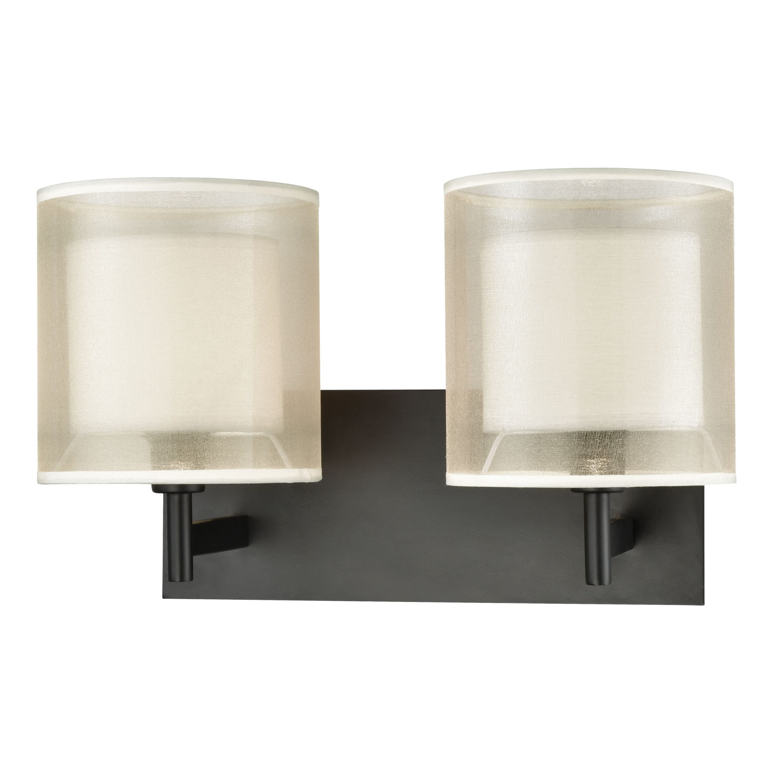 ELK SHOWROOM 46301/2 Ashland 16” Wide 2-Light Vanity Light – Matte Black