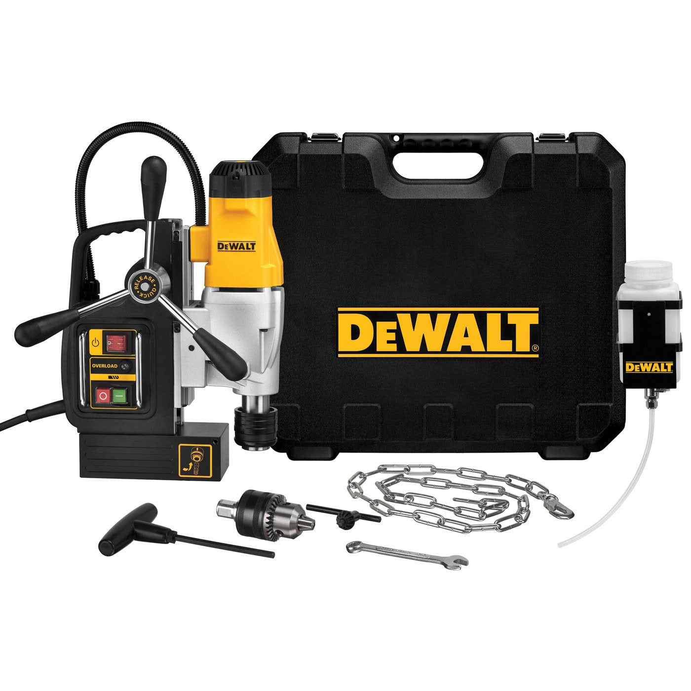 DEWALT Drill Press, Magnetic, 2-inch, 10-Amp with 2-Speed Setting (DWE1622K)