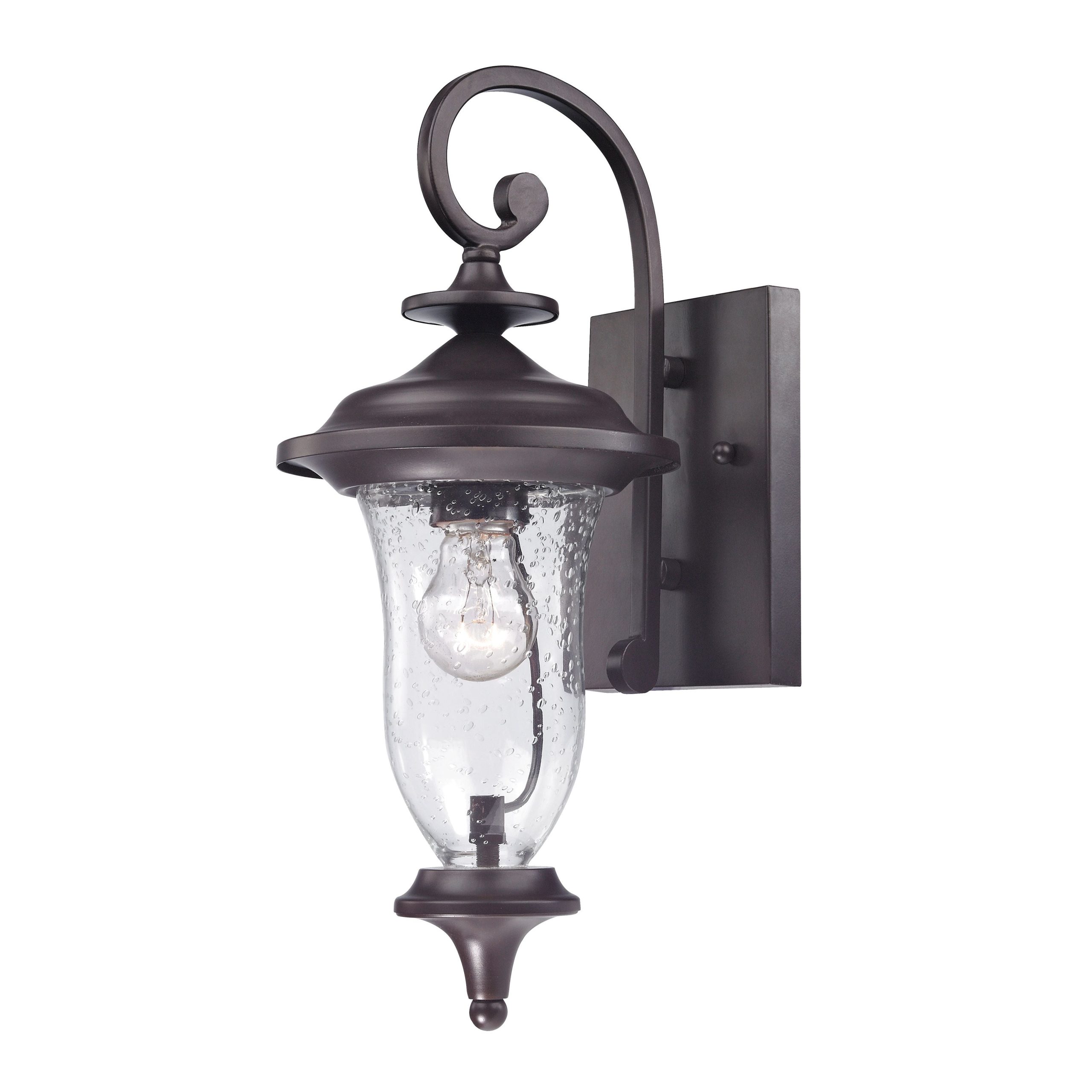 THOMAS 8001EW/75 Trinity 16” High 1-Light Outdoor Sconce – Oil Rubbed Bronze