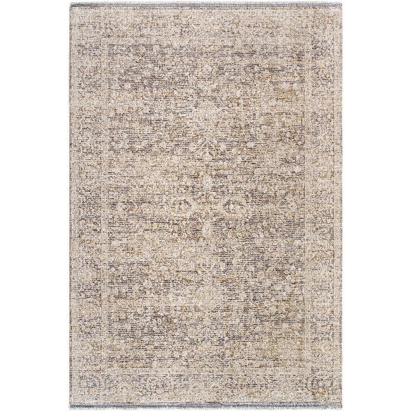 Jawad Traditional Light Brown/Light Slate Area Rug