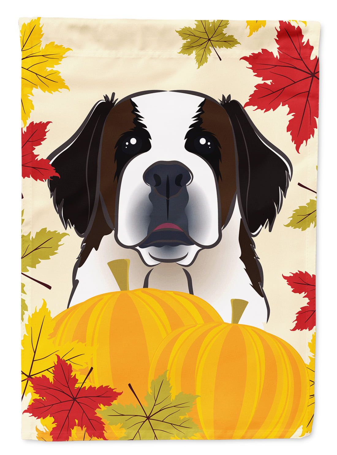 Saint Bernard Thanksgiving Flag Garden Size BB2052GF