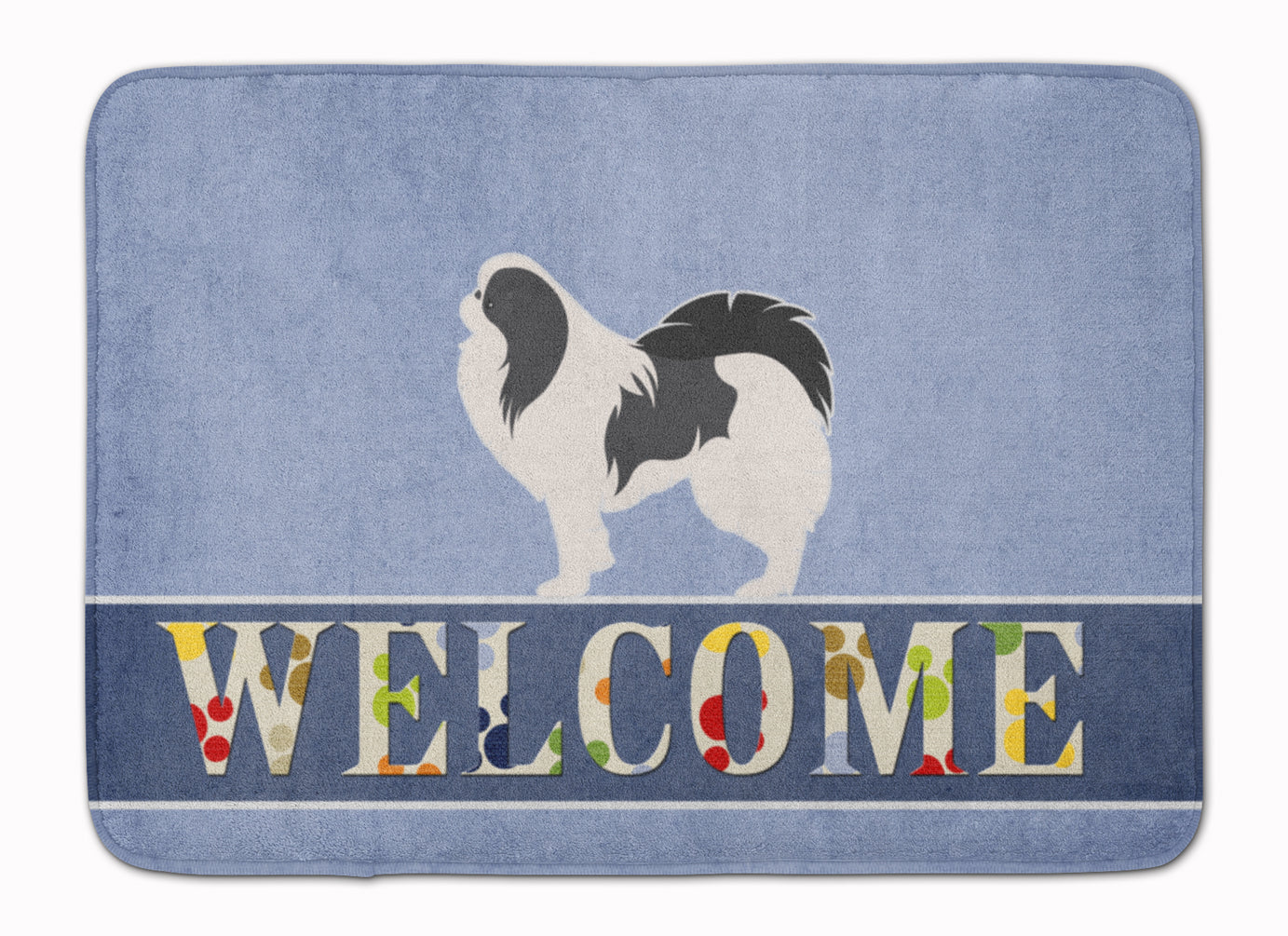 Japanese Chin Welcome Machine Washable Memory Foam Mat BB5541RUG