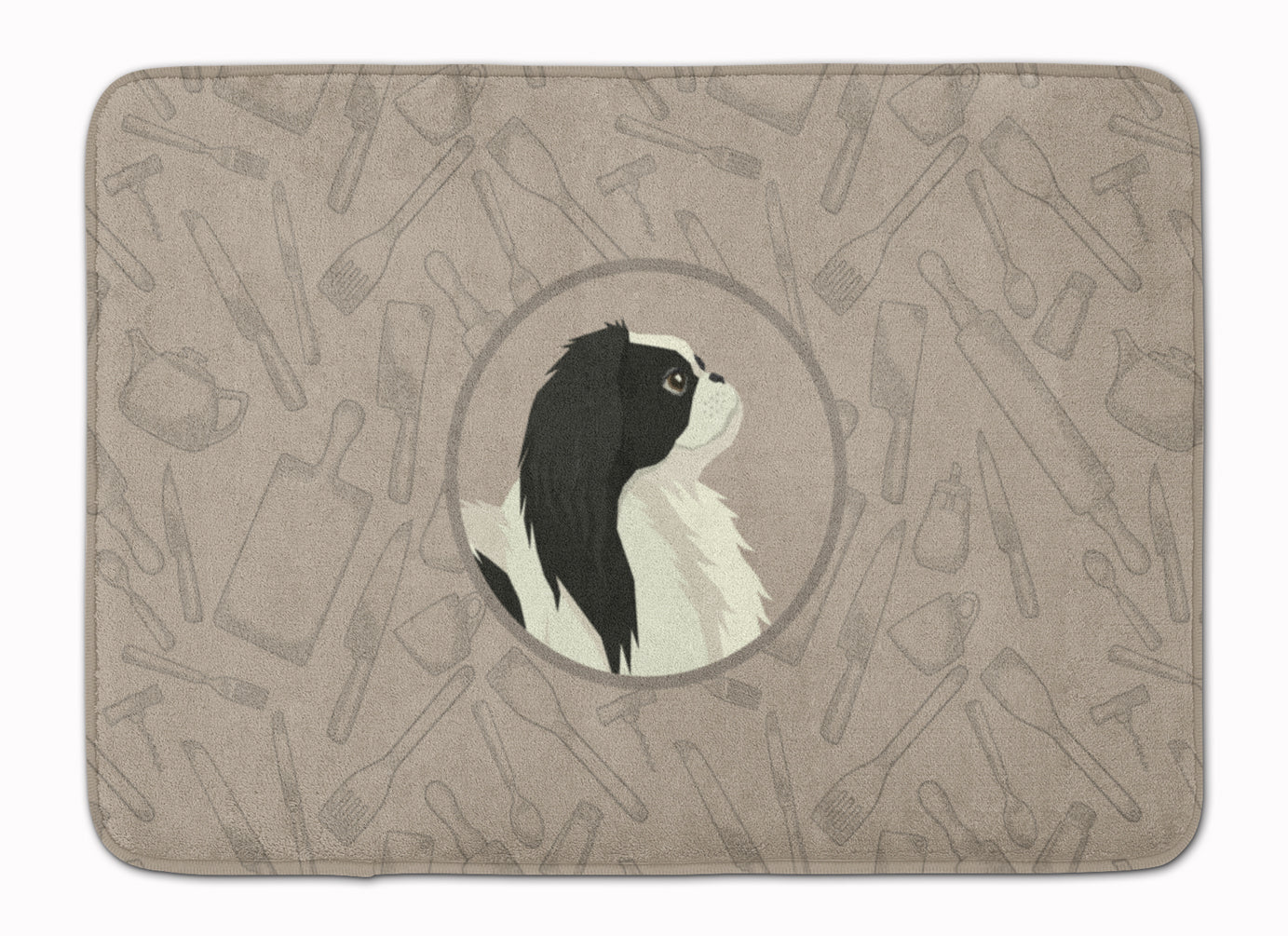 Japanese Chin In the Kitchen Machine Washable Memory Foam Mat CK2195RUG