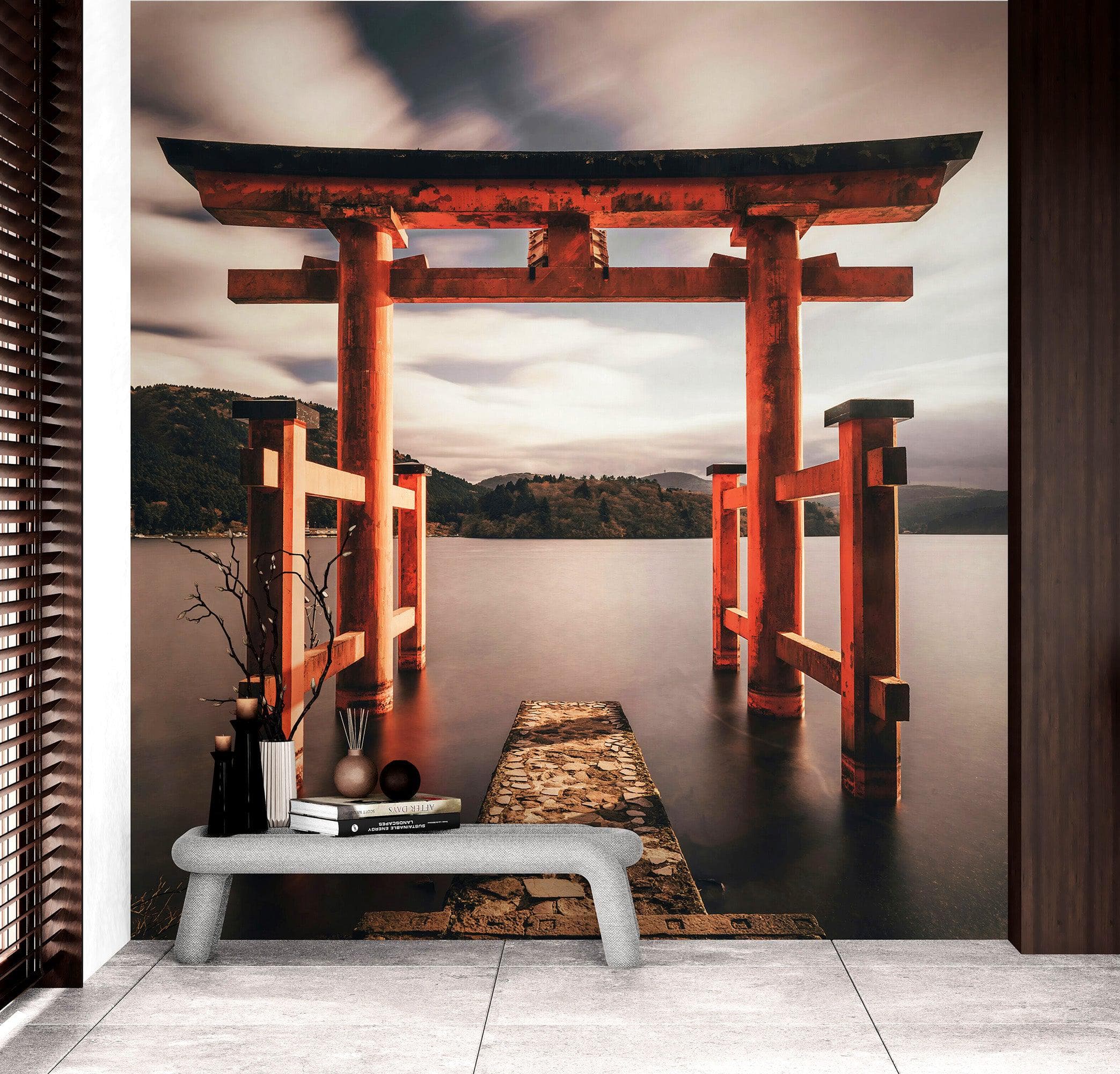 Japanese Torii Gate Wallpaper Mural. #6723