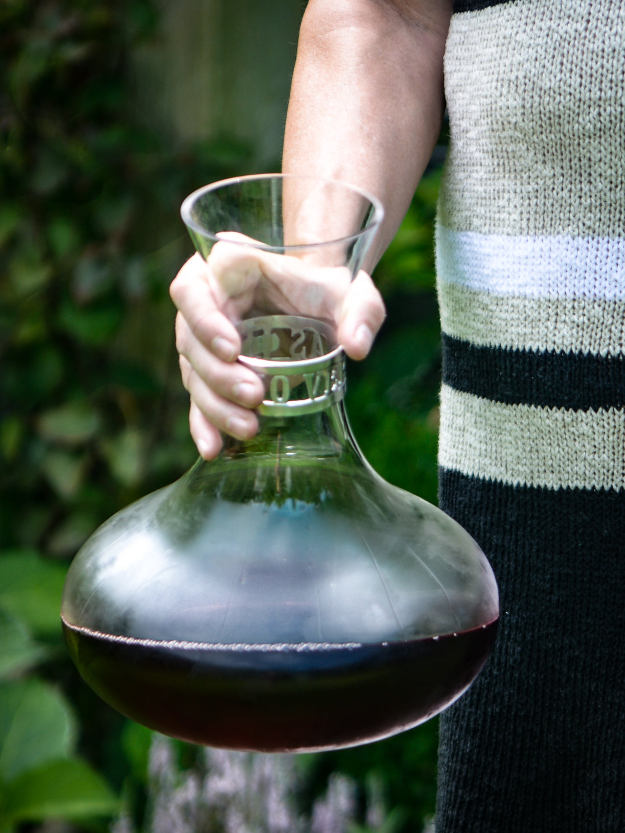 MATCH Pewter In Vino Veritas Decanter