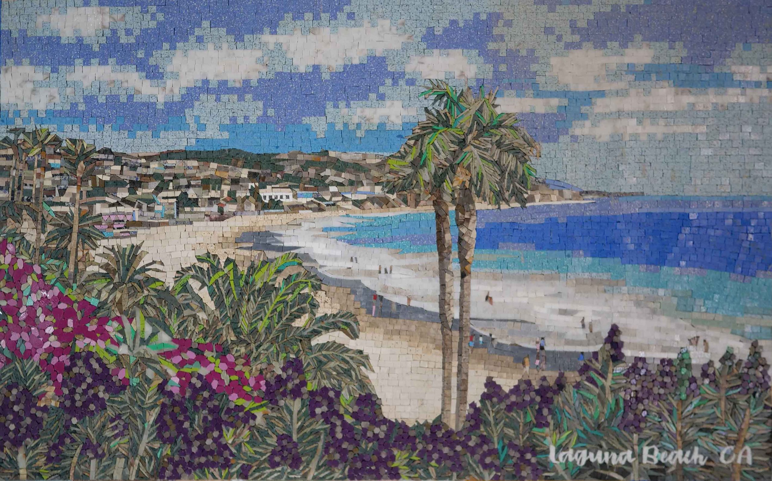 Mosaic Art Scene – Laguna Beach CA