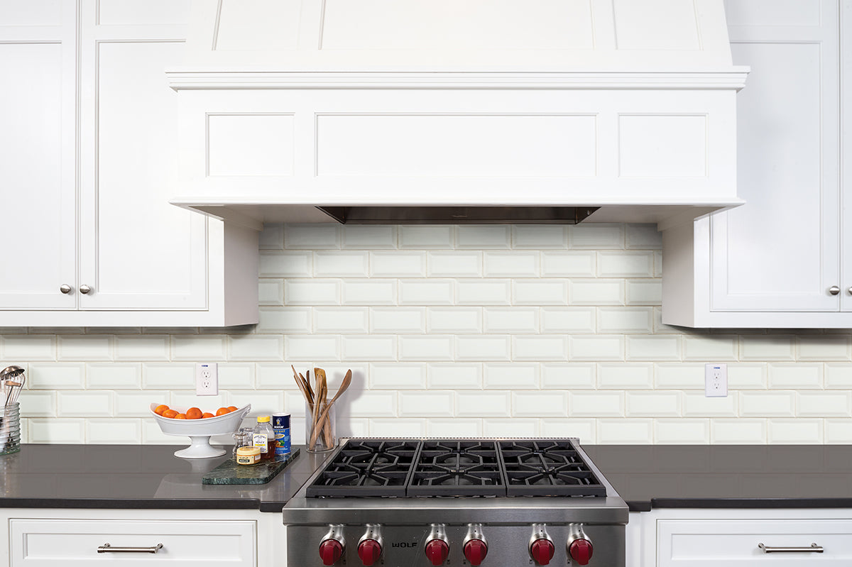 MSI White Glossy Ceramic Subway Tile – Domino Collection