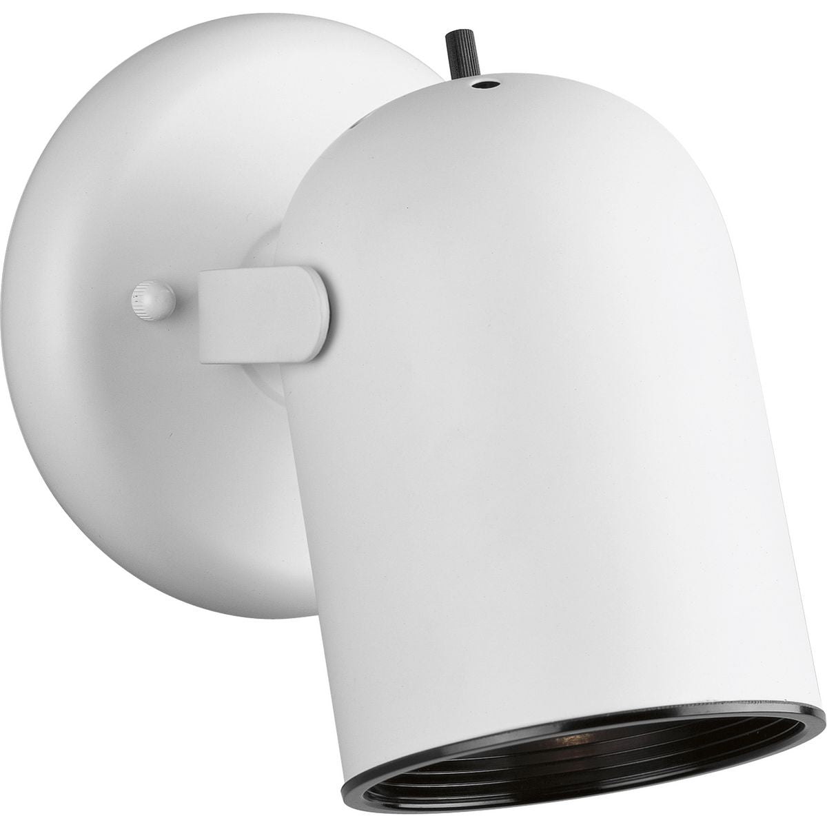 PROGRESS LIGHTING P6155-30 One-Light Multi Directional Wall Fixture with On/Off switch in White