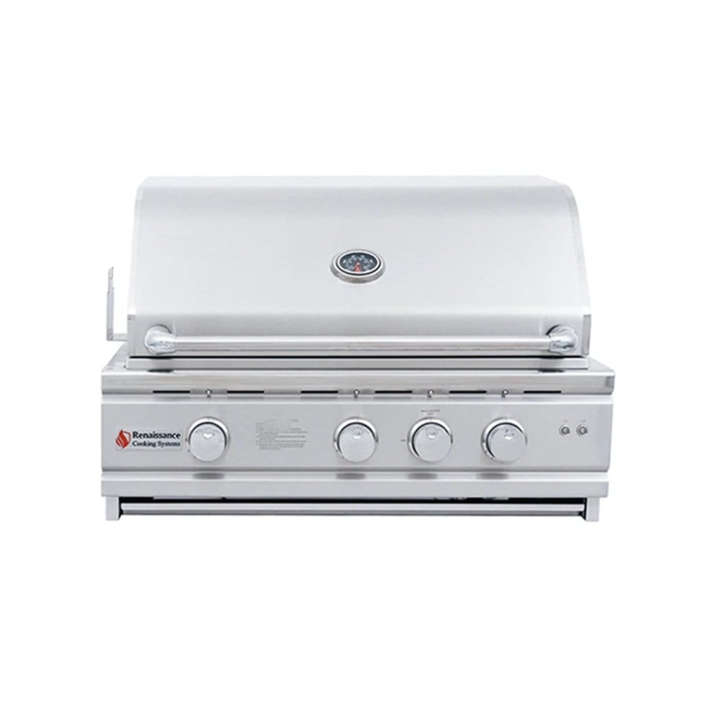 Renaissance Cutlass Pro Series 30″ 4-Burner Drop-in Natural Gas Grill