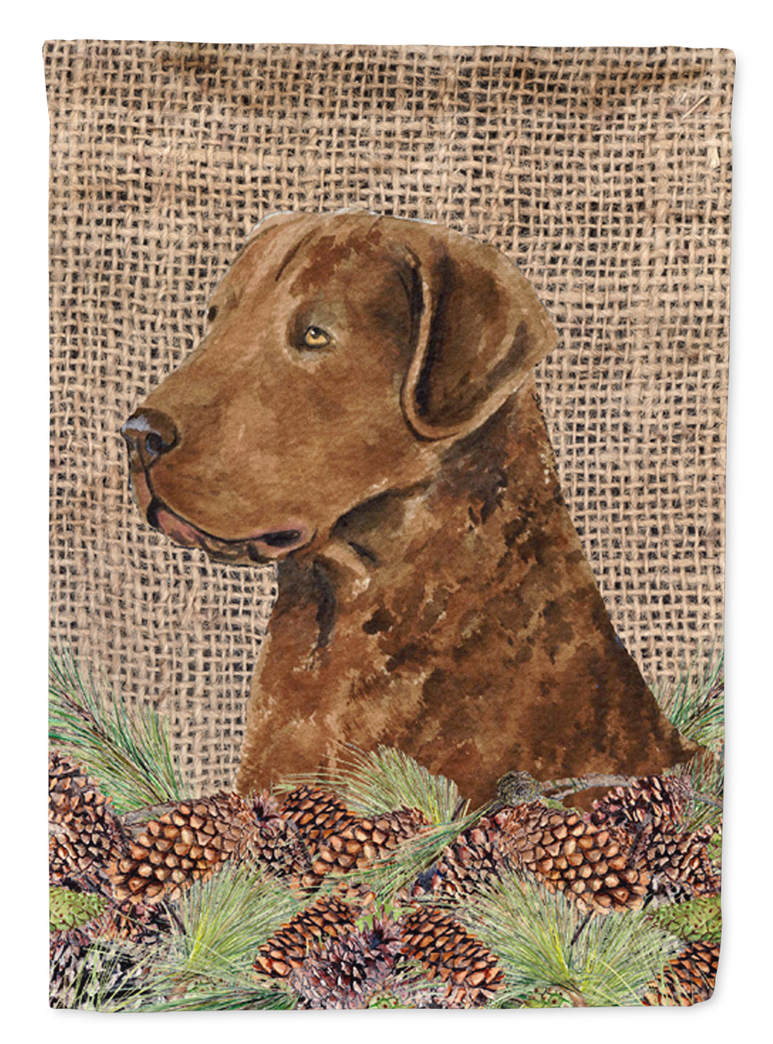 Curly Coated Retriever Flag Garden Size