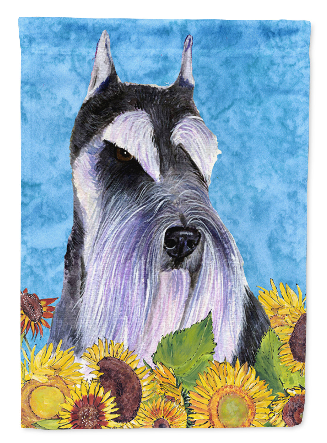 Schnauzer Flag Garden Size