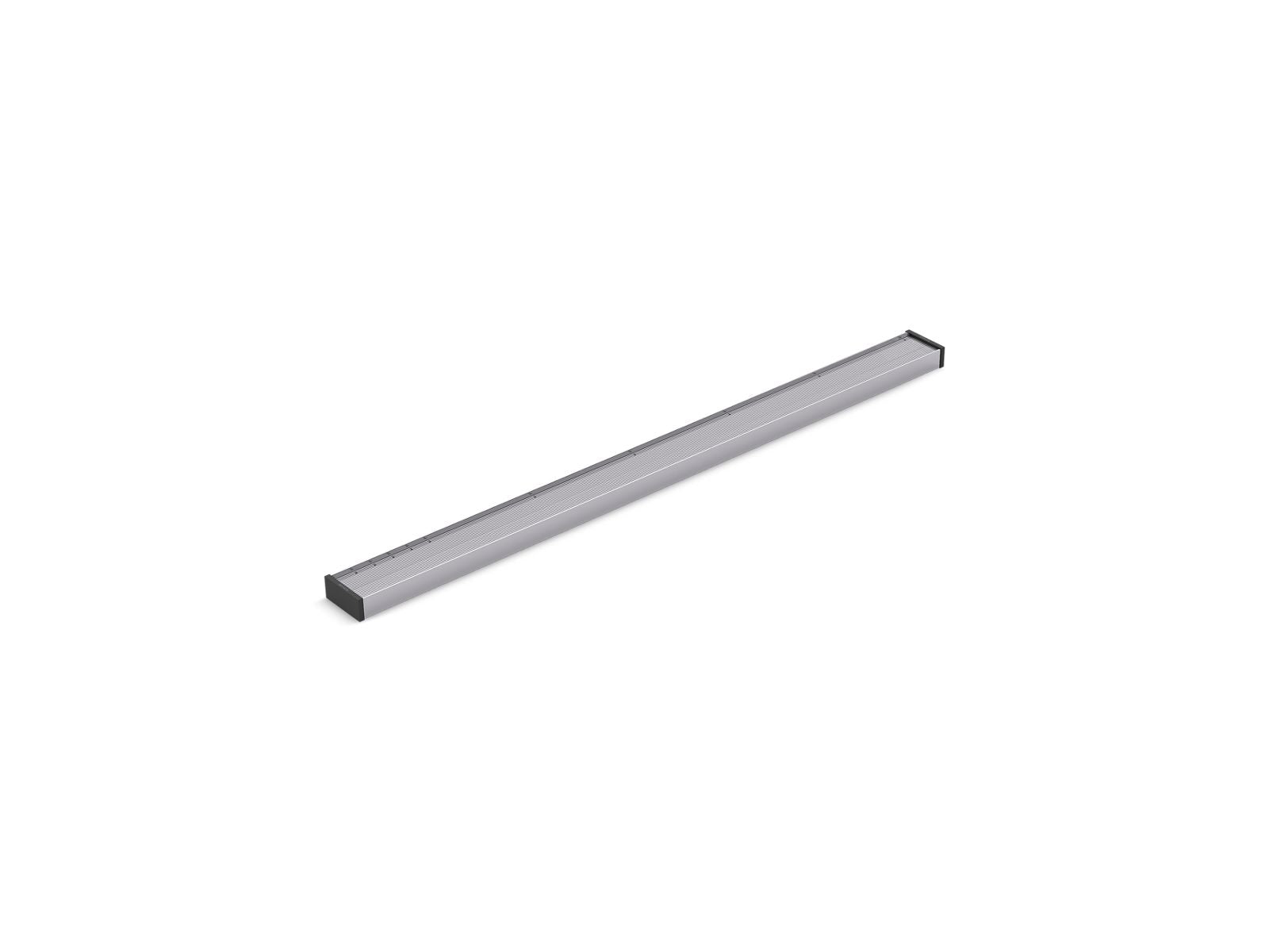 KOHLER K-80647-SH 2-1/2″ X 36″ Linear Drain Grate With Tile-In Panel In Bright Silver