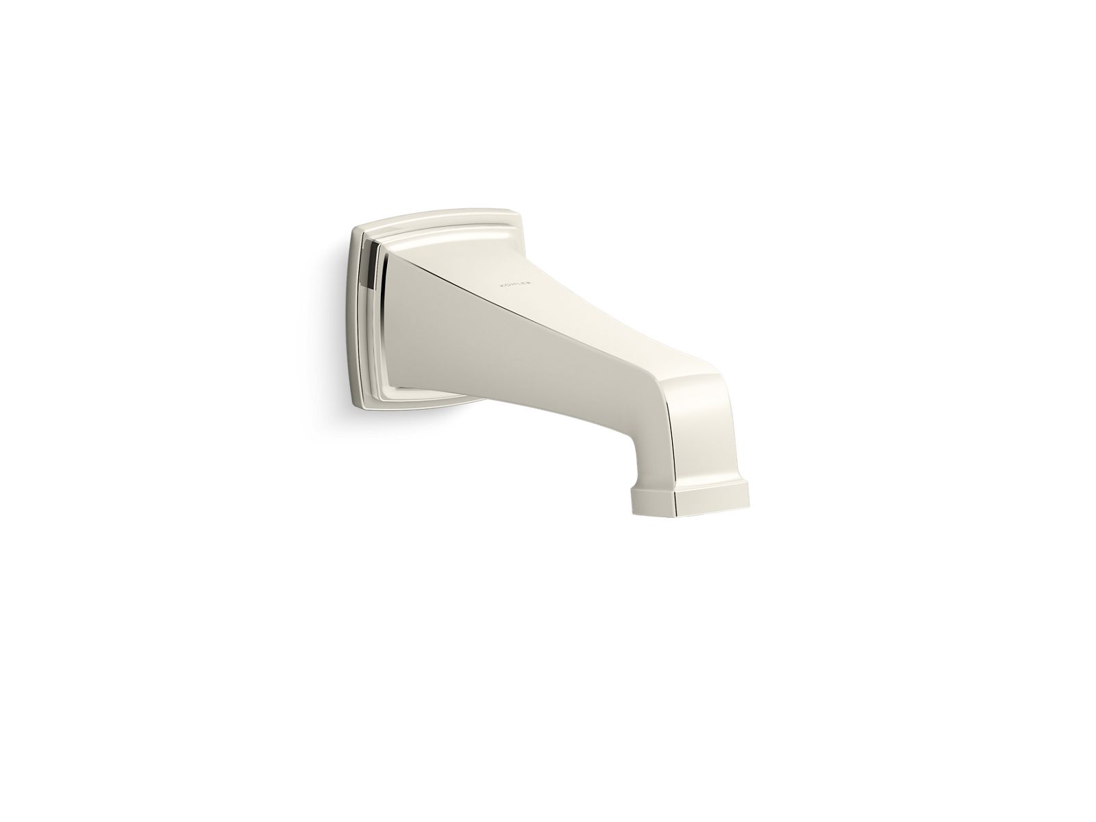 KOHLER K-27407-SN Riff Wall-Mount Bath Spout In Vibrant Polished Nickel