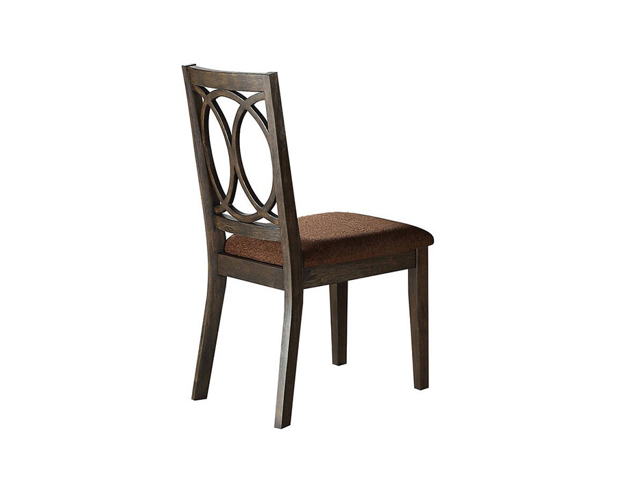 ACME – Jameson Side Chair (Set-2) in Brown/Espresso