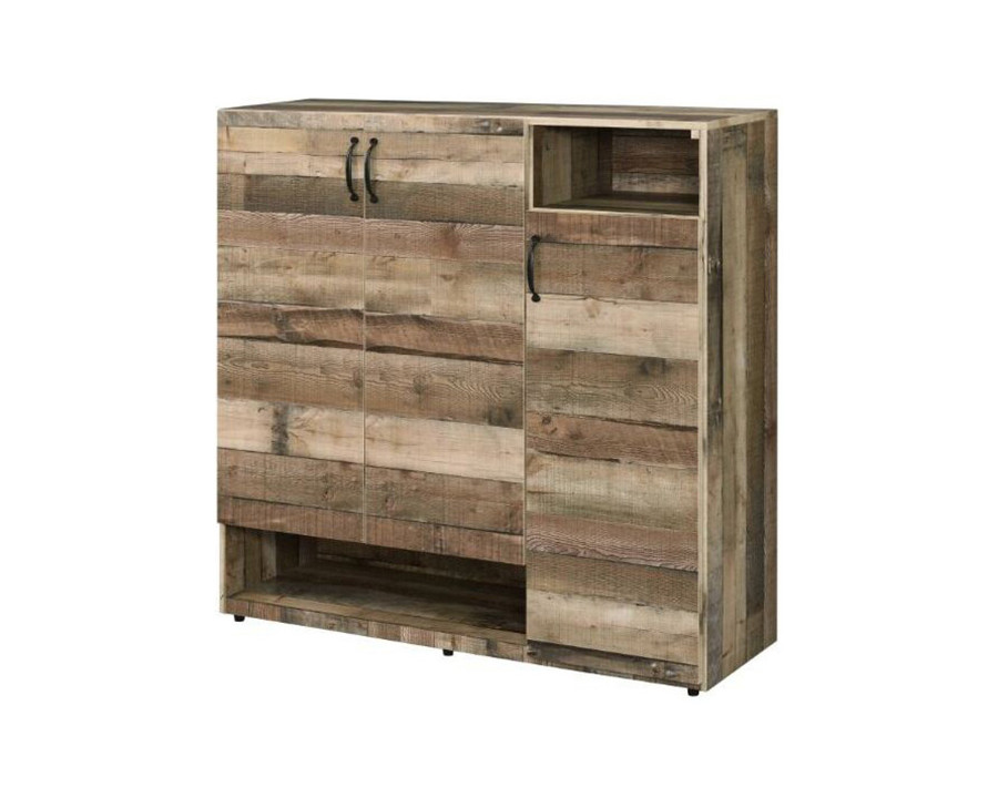 ACME – Howia Shoe Cabinet in Rustic Gray Oak