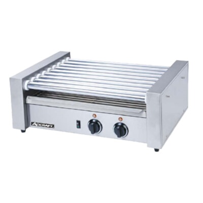 Adcraft RG-09 – Hot Dog Grill, Roller-type with 9 Rollers