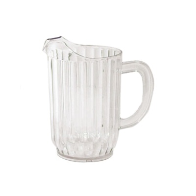 Adcraft SAN-P35 – Pitcher, 32 oz., bouncer style, SAN plastic, clear