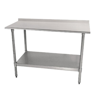 Advance Tabco TTF-248-X – Lite Work Table, 96 x 24 inch, 18 gauge 430 stainless steel