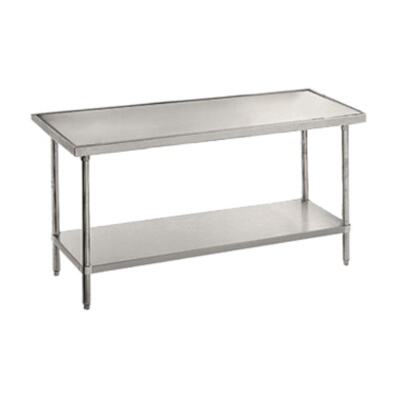 Advance Tabco VLG-244 – Work Table, 48 x 24″, 14 gauge 304 series stainless steel