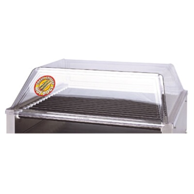 APW SG-50 – Sneeze Guard, Hot Dog Grill, front cover design, sloped front de