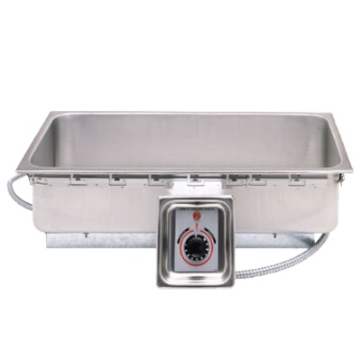 APW TM-43DULS – Drop-In Food Warmer, (1) 12″ x 27″ well, 4/3 pan, with drain, UL