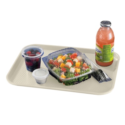 Cambro 1216FF106 – Fast Food Tray, 11-7/8″ x 16-1/8″, rectangular, light peach, (Case of 24)