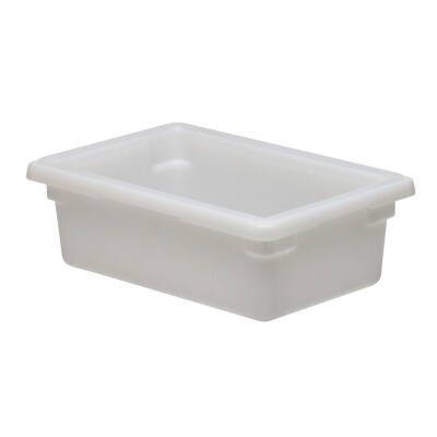 Cambro 12186P148 – Food Storage Container, 12″ x 18″ x 6″, 3 gallon, natural white