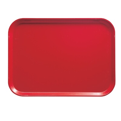 Cambro 1520510 – Camtray, rectangular, 15″ x 20-1/4″, signal red, (Case of 12)