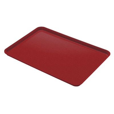 Cambro 3253CL675 – Camlite Tray, 12-3/4″ x 20-7/8″, fiberglass, steel red, (Case of 12)