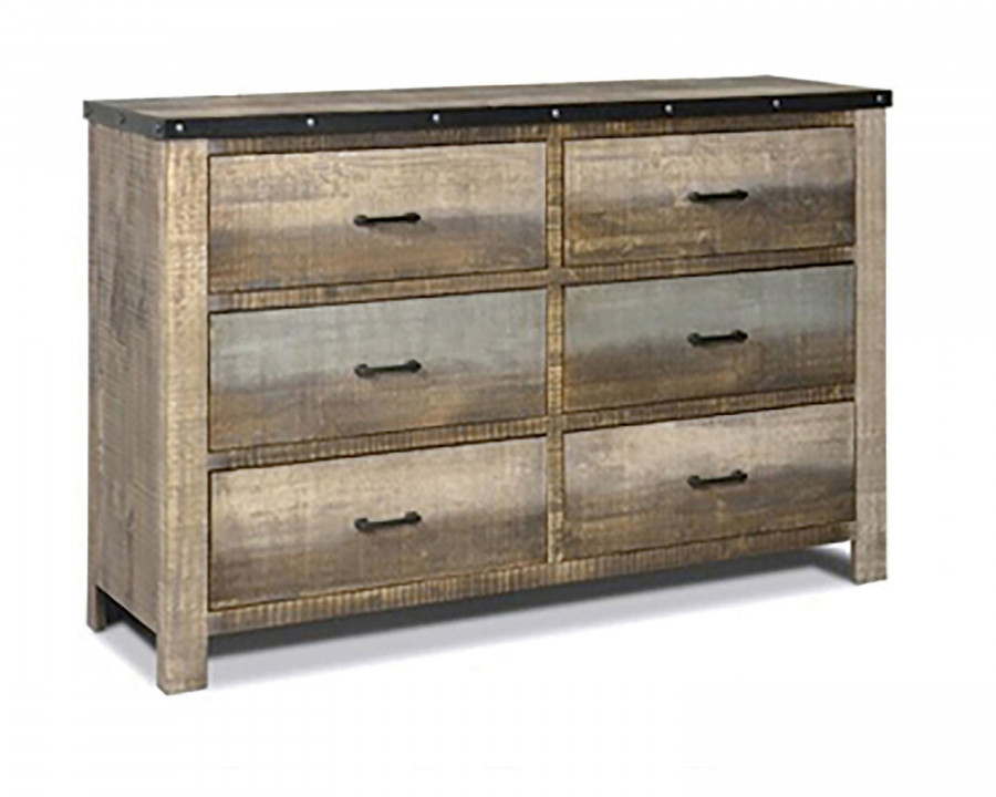 Coaster – Sembene 6-Drawer Dresser in Antique Multi-Color