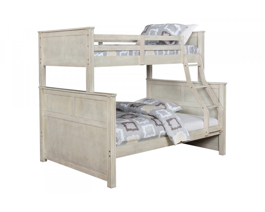 Coaster – Montrose Twin/Full Bunk Bed in Antique White