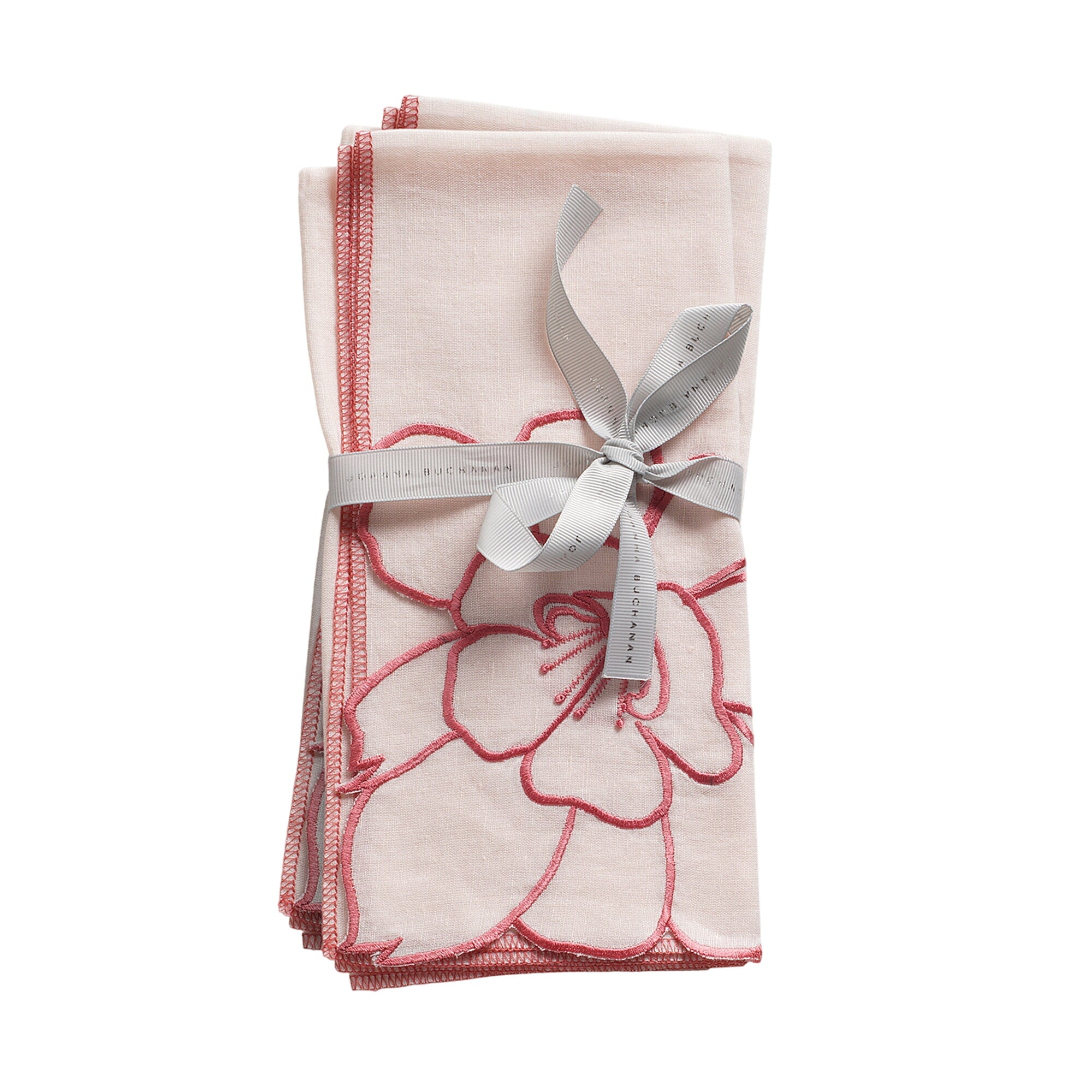 Peony Dinner Napkins, Set Of Two