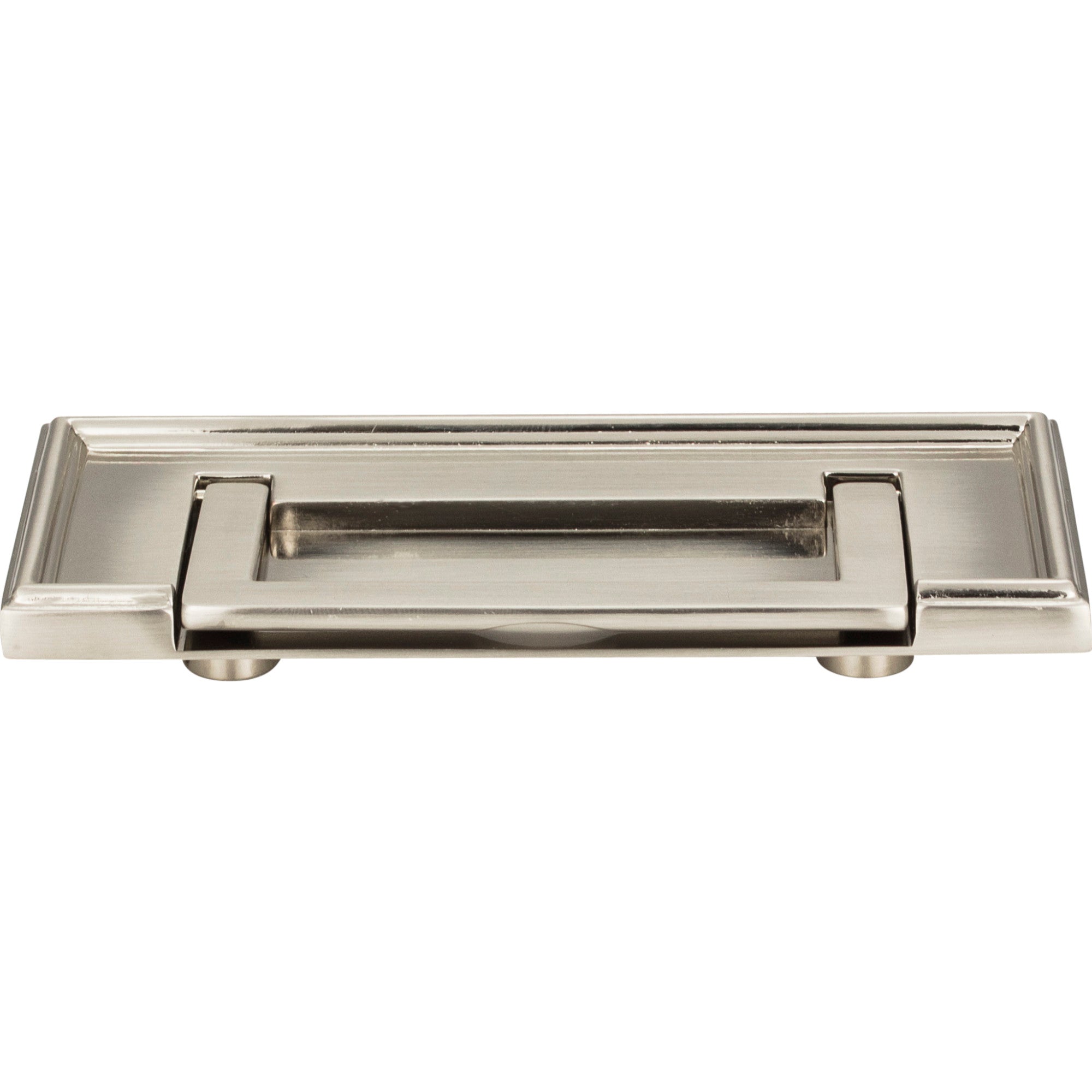 ATLAS 381-BRN Campaign 3″ Center to Center Drop Handle – Brushed Nickel