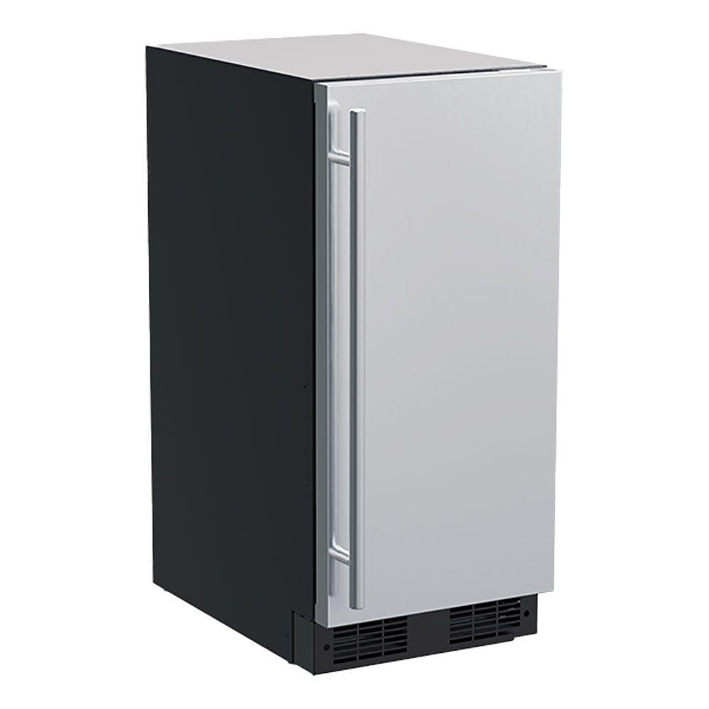 15-In Built-In Clear Ice Machine With Factory-Installed Pump with Brightshield™ – No, Door Style – Stainless Steel