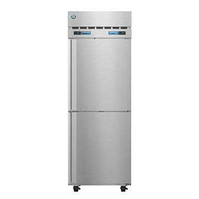 Hoshizaki DT1A-HS – Dual Temp Unit, 27.5″W, one-section, (2) half-height solid doors