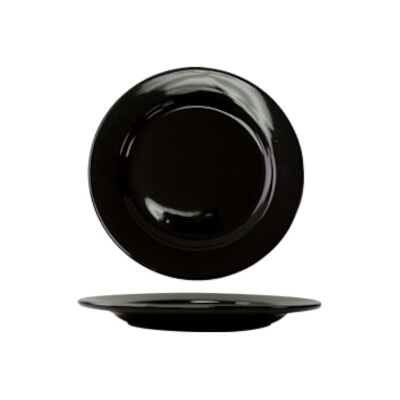 International Tableware CA-8-B – Plate, 9″ dia., black, (Case of 24)