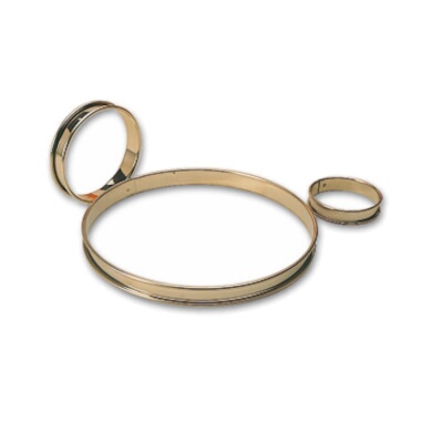 Matfer 371708 – Tart Ring, 4″ ID x 3/4″H, small, round, stainless steel (pack of 6)