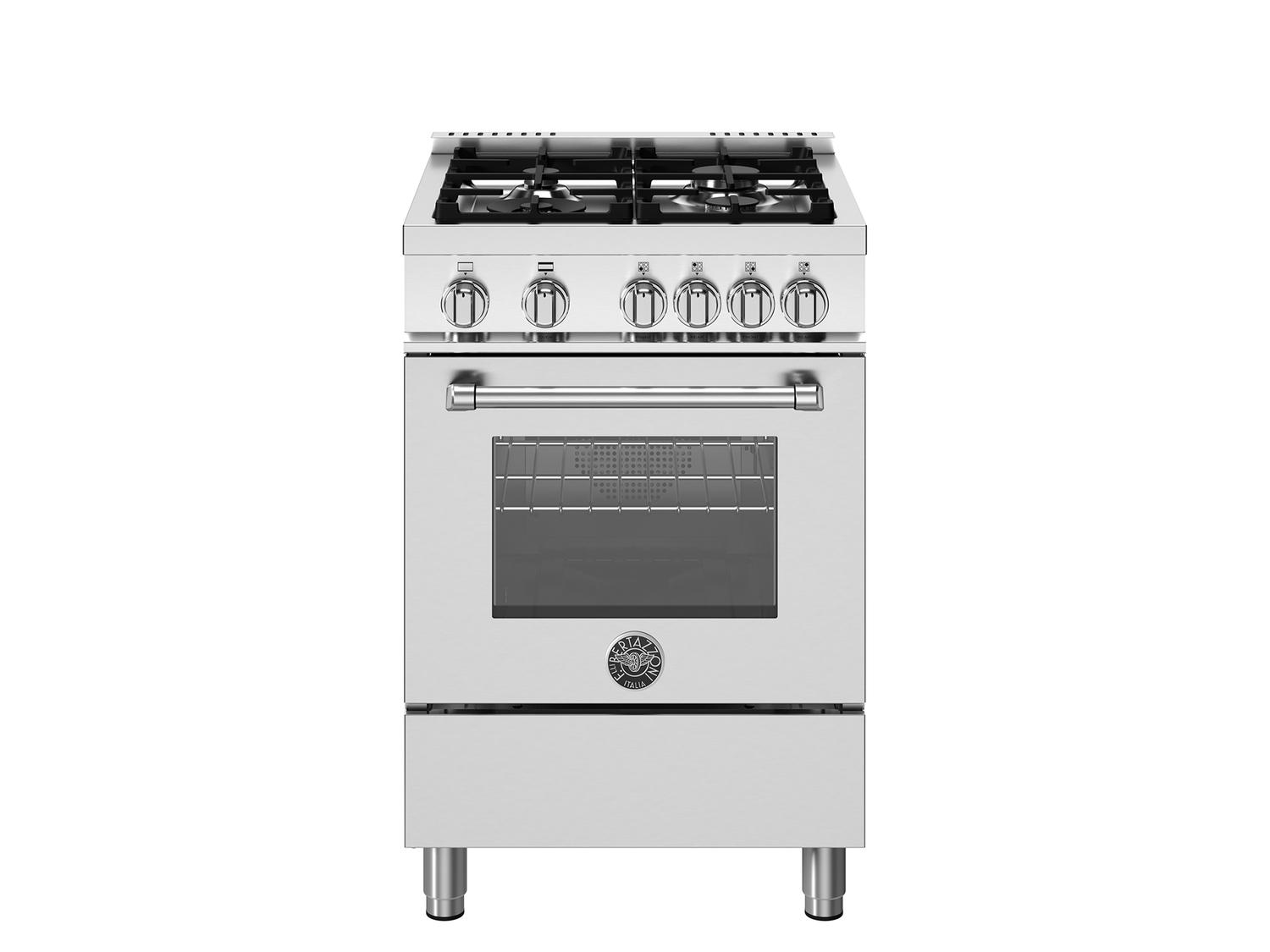 24 inch All Gas Range, 4 Burners Stainless Steel