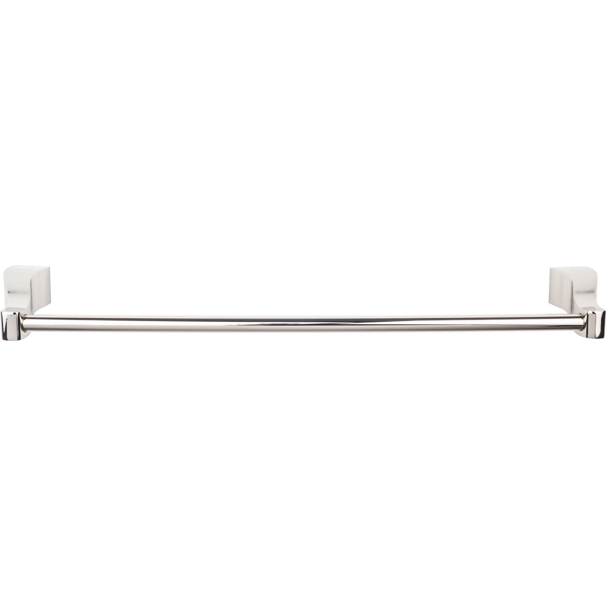 TOP KNOBS AQ8PN Aqua Single 25 1/4″ Wall Mounted Towel Bar – Polished Nickel