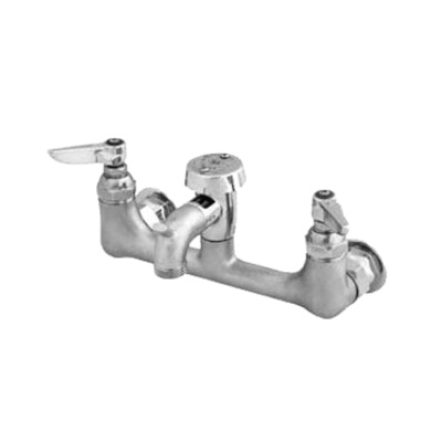 T&S Brass B-0674-RGHM24 – Service Sink Faucet, 8″ centers, 4-3/4″ from wall (Case of 24)